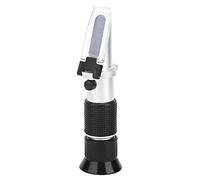 Aramox Rifrattometro da 0 a 50 Test dello Zucchero Rifrattometro Portatile Materiale in Alluminio con ATC da 50 a 86F Precisione 0,1 Design Compatto per Analisi di Liquidi Uso in Cucina Domestica e