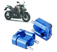 Aramox Riser Manubrio, Morsetti per Montaggio su Moto in Lega di Alluminio CNC, Adattatore da 22mm 28mm per Comfort e Stile di Guida Migliorati (BLUE)