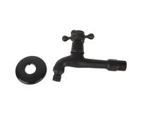 Aramox Rubinetto a Parete per Acqua, Rubinetto per Lavanderia in Ottone G1/2 Pollice Rubinetto per Acqua Fredda con Maniglia Singola, con Design Ergonomico e Resistenza, per Lavatrice