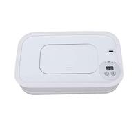 Aramox Scaldasalviette, Scaldasalviette Portatile in PP con 3 Livelli di Temperatura, Dispenser Pieghevole di Salviette Umidificate per la Pelle Sensibile del Neonato, Viaggi in Auto a Casa (WHITE)