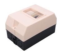 Aramox Scatola Interruttore Automatico Scatola Interruttore Custodia Ritardante Copertura in Plastica ABS Custodia Elettrica per Parete Esterna Interna