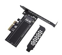 Aramox Scheda PCI E a SSD, Scheda di Conversione SSD PCI E 4X a 12+16PIN, Adattatore E 4.0 con Piastra Deflettore Corta, per Pro Dal 2013 Al 2017, per OS X