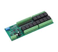 Aramox Scheda relè PCB con Modulo relè a 12 con 12 Ingressi Isolati Otticamente Reset Hardware TVS per Utenti Industriali di Controllo Automazione PLC (24V)