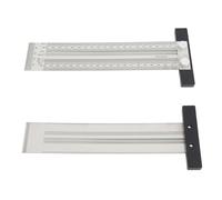 Aramox Scriba Tracciatore in Acciaio Inossidabile, Righello per (200mm)