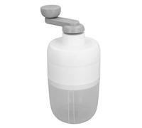 Aramox Secchiello per il Ghiaccio Trasparente da 1 Litro, Tritaghiaccio per Riunioni di Famiglia, Feste di Compleanno, Macchina Portatile per Coni di