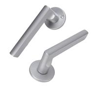 Aramox Serratura per Porta D'ingresso con Chiave con Maniglia Robusta Facile Apertura e Chiusura, Ideale per i Bagni degli Hotel, Bianca