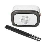 Aramox Set di Batteria Virtuale USB Wireless Funzione di Insegnamento Intelligente Leggero Portatile per gli Appassionati di Musica ABS Pedali per Bacchette