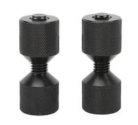 Aramox Set di Perni di Connessione a Doppio Foro, 2 Pezzi Set di Perni a Due Fori Allineatori per Flange di Tubi in Alluminio a 2 Fori Perno di Allineamento di Connessione per