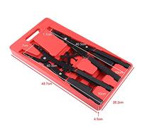 Aramox Set di Pinze Universali per Anelli di Sicurezza, Acciaio Trattato Termicamente, Design Ergonomico, Pinze per Anelli Elastici Interni Ed Esterni per Automobili, Camion, Motocicli