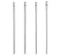 Aramox Set di Punte per Cacciavite Esagonali, 4 Pezzi, Testa Sferica Metrica Magnetica in Acciaio