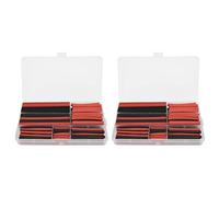 Aramox Set di Tubi Termorestringenti in Poliolefina da 300 Pezzi, 8 Misure da 2 a 13 Mm, Ritardante, Termorestringente da 158 a 230 °F, per Isolamento Cavi di Riparazione Cavi