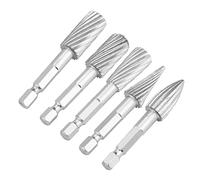 Aramox Set di Utensili da Taglio a Bara Ad Alta velocità da 5 Pezzi per Intaglio in Alluminio e Ferro, Design Resistente per Progetti Fai -da -te