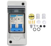 Aramox Sezionatore Solare CC, Impermeabile IP65, Isolatore Fotovoltaico 32A 1000 V per Sistemi di Energia Solare, Uso Domestico e