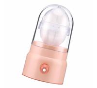 Aramox Shaker Manuale per Uova, Creatore di Uova Dorate in Silicone ABS PC con Corda da Tirare, Mescola Bianco e Tuorlo nel Guscio in 10 Secondi, Design a Goccia per Casalinga (PINK)