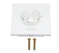 Aramox Smart Home Volume Controller, 5 Livelli Doppio Canale Regolatore Musica di Sottofondo, Pannello ABS, Design con Pulsanti Rotanti, 25W