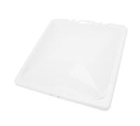 Aramox Sostituzione del Coperchio del Coperchio per Sfiato del Tetto RV, Kit di Copertura per Sfiato del Tetto RV in Plastica Universale 13 X 13 Pollici, Coperchio Bianco per Rimorchi