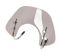 Aramox Sostituzione del Parabrezza Motociclistico per GTS 300/250/125/Super 125-300 - Kit di Parabrezza per Deflettore in Acciaio Carbone Acrilico (Grigio fumo)