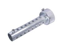 Aramox Sound, Scarico Moto Universale può DB Killer Silenziatore Silenziatore Inserto Deflettore 42mm, Argento (45 mm)
