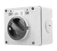 Aramox SPEGNAZIONE SCOPIA DI SCOPIA OUTDOOR 250 V Pulsanti e Indicatori Interruttore Esterno Industriale (2P50A)