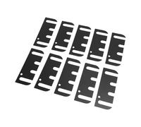 Aramox Spessori per Cerniera della Porta da 10 Pezzi, Distanziatori per Cerniera della Porta con Finitura Rivestita in Metallo da 4 Pollici in Acciaio Inossidabile per Riparazione,