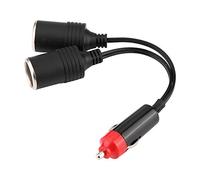 Aramox Splitter per Accendisigari per Auto, Cavo di Prolunga Adattatore per Presa Accendisigari a 2 Vie, Porta per Caricabatterie da 1 a 2 per DC 12V 24V