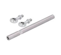 Aramox Staffa per Alternatore in Acciaio Inossidabile con Asta di Tensionamento Regolabile da 8 1/2 Pollici Adatta per Motori 350 454