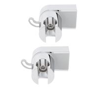 Aramox Staffa per Doccia Resistente Supporto a Parete Regolabile a 360 Gradi per Bagno ABS 2 Pezzi per Supporto per Soffione Doccia Colore Materiale