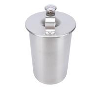 Aramox Stampo per Pressa per Carne, Strumento per Pressa per Carne in Acciaio Inossidabile 304 con Termometro per Commerciale e Domestica