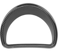 Aramox Stile Fibra di Carbonio Cruscotto Calibro Lunetta Copertura Trim Car Interior Styling Sostituzione per Smart Fortwo/Forfour 453 2015-2021