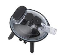 Aramox Strumento per Artiglio per Mungitura 240 Cc Accessorio Pratico Regola l'aria Uso Conveniente Materiale Sicuro Produttivo Più Prese da Appendere, Raccoglitore di Latte con Fibbia per Azienda