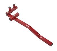Aramox Strumento per Raddrizzare Decking, Piegatrice per Decking in Acciaio Legato con Superficie Rivestita in Rosso, Funzionamento Multiangolo, Impugnatura Ergonomica, per Installazione su Deck e