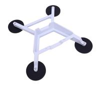 Aramox Supporto per Auto per, Supporto per Veicolo in Lega di Alluminio Bianco con Carico Elevato per Utenti
