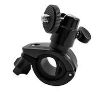 Aramox Supporto per Dash Cam Auto, Morsetto Regolabile 17-32mm (BLACK) | Testa a sfera girevole a 360°, staffa in acciaio inossidabile e POM, cuscinetto in gomma antiscivolo, supporto per