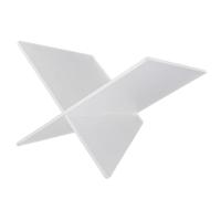 Aramox Supporto per Libri di Cucina in Acrilico, Supporto per Libri di Cucina a Forma di X, per in Acrilico Trasparente per Aperti, Montaggio Facile, per Colonna Vertebrale, per Display Musicale per