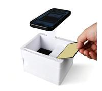 Aramox Supporto per Scanner per Carte Collezionabili Regolabile | Portatelefono per Catalogazione, Allineamento Fotocamera Scorrevole, Guida Rampa, per Carte da Collezione di Dimensioni