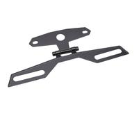 Aramox Supporto per tar ga Regolabile per Moto, Montaggio Universale Pieghevole, in Metallo, per ATV e Motocicletta, Compatibile con Fanale Posteriore