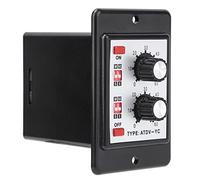 Aramox Switch Timer di Ritardo del relè a Doppio Timer ATDV - YC 6S - Controllo Manopola Regolabile 60 M per Mechatronics di Comunicazione Remota del Circuito di Controllo (DC12V)