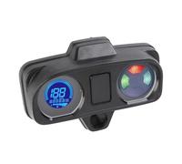 Aramox Tachimetro Universale Tappeomettero Digitale Calibro Motociclo Digitale Calibro Lcd Moto Contachilometri Vibrante Schermata Lcd Schermata 7 Colore Retroilluminazione a Basso Consumo di