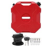 Aramox Tanica di Benzina, 6 Litri con Serratura e Chiavi, Rosso, ABS, per Auto Moto SUV ATV