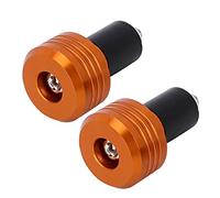 Aramox Tappi Manubrio Moto, 22mm, Terminali in Alluminio, Arancione