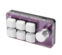 Aramox Tastiera Programmabile a 6 Chiavi, Tastiera Fai-te per Maggiore Efficienza, Facile Usare per Ufficio e Giochi con Funzione Manopola, Ampie Applicazioni con Buoni, Scorciatoia il