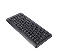 Aramox Tastiera Wireless, Tastiera Compatta Bluetooth 5.1 a 84 Tasti con Interruttore a Forbice Ultra Silenzioso e Ricevitore 2.4G (BLACK)