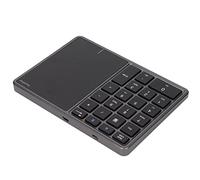 Aramox Tastierino Numerico, Tastierino Numerico ABS 4.2 con Touch Pad, USB C Dual Mode Ricaricabile 500mAh Portata 10 M per PC Laptop da Viaggio (Grigio ferro)