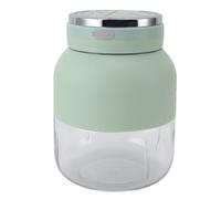 Aramox Tazza D'acqua a Doppia Tazza D'acqua Spremiatura Elettrica Mini Portatile, Protezione della Sicurezza, Adatto Al Campeggio in Viaggio (verde chiaro)