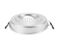 Aramox Teglia per Barbecue Tailandese Coreana, Griglia in Alluminio 2 in 1 con Pentola Calda con Riscaldamento Uniforme Antiaderente, Padella per Fornello a Gas a Carbone per Riunioni di Famiglia in