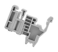 Aramox Terminal Block Terminal Block Endper, 50pcs, Clamp/Holder di Montaggio Grigio a Vite Fissa in Plastica Fissa, Facile installazione. Pacchetto di 50 con Adattamento Sicuro per Uso Versatile,