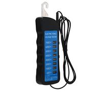 Aramox Tester per Recinti Elettrici, Materiale ABS con 8 Luci Al Neon per il Rilevamento della Tensione in Fattorie e Giardini