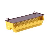 Aramox Trappola per Polline in Plastica Gialla 39x14x10 Cm Kit Trappola per Polline D'api per Apicoltura per L'industria Dell'apicoltura Kit Trappola per Polline D'api