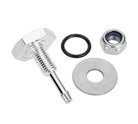 Aramox Turbocharger Assembly Kit with Silicone Flexible Hose and Turbo Connection Vacuum Pressure Meter, Universal Turbo Kit