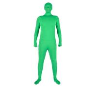 Aramox Tuta Integrale Unisex, Tuta Chroma Key per Green Screen, Ideale per Effetti Speciali Come la Fotografia con Effetto Chroma Key e per costumi. (180 cm)